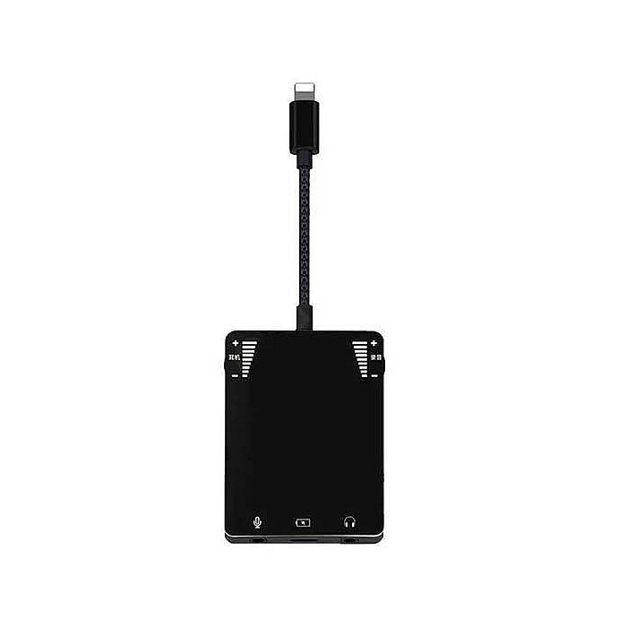 WIWU 3 in 1 Live Broadcast Lighting Adapter Music Call Sound... WIWU 3 in 1 Live Broadcast Lighting Adapter Music Call Sound...